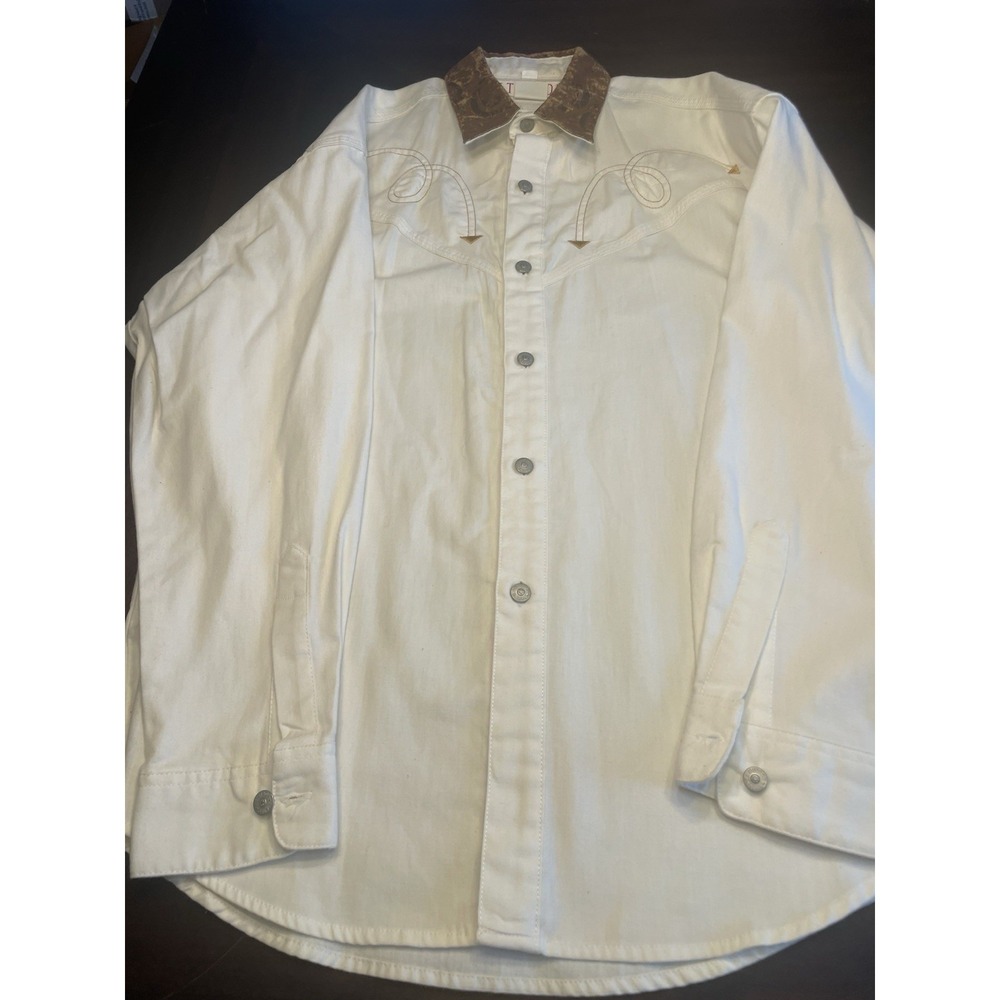 Vintage Stetson long sleeve Western Shirt arrows Medium